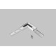 Profilsamler SURFACE10 90DEG - Hvid lakeret