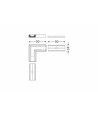 Profilsamler SURFACE10 90DEG - Sort anodiseret
