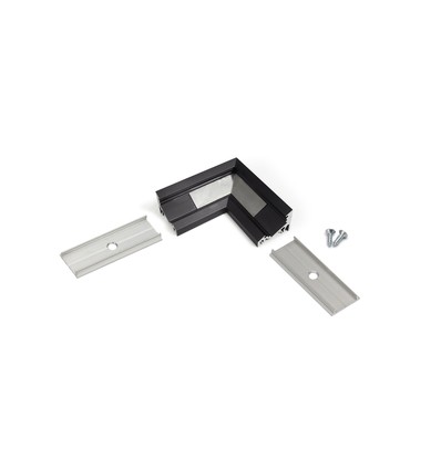 Profilsamler CORNER10 90DEG - Sort anodiseret
