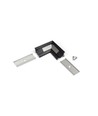 Profilsamler CORNER10 90DEG - Sort anodiseret