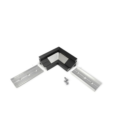 Profilsamler CORNER14 90DEG - Sort anodiseret