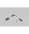 Profilsamler UNI12 90DEG - Hvid lakeret