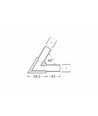 Profilsamler LINEA-IN20 60DEG - Hvid lakeret