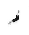Profilsamler VARIO30-02 90DEG - op / ned, sort anodiseret