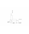 Profilsamler VARIO30-02 270DEG - op / ned, sort anodiseret