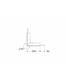 Profilsamler VARIO30-05 270DEG - op / ned, hvid lakeret