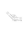 Profilsamler VARIO30-07 135DEG - Sort anodiseret