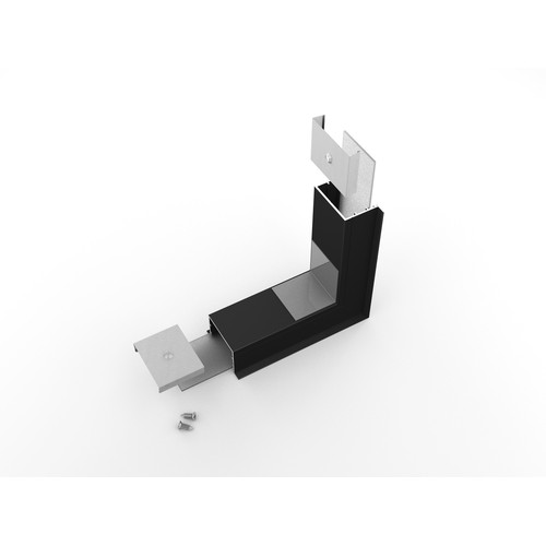 Profilsamler VARIO30-07 270DEG - op / ned, sort anodiseret