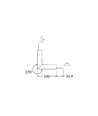 Profilsamler VARIO30-07 270DEG - op / ned, sort anodiseret