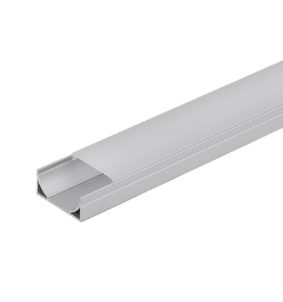 Aluprofil Flad til LED strips, 2 meter i længden