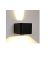 Udendørs firkantet væglampe, 5,5W, RA90, sort  - Hilux