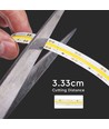 5m 10W/m COB-LED strip - 24V, 1000lm/m, IP20, 3000K, COB LED