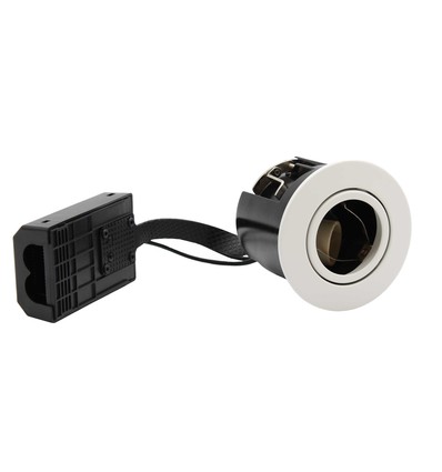 GU10 indbygningsspot Inno88 - Mat hvid, IP44, godkendt i isolering