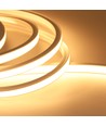 5m 7,5W/m AnyCut Neon Flex 10x10 Varm hvid LED strip - 12V DC, Ingen klippeafstand