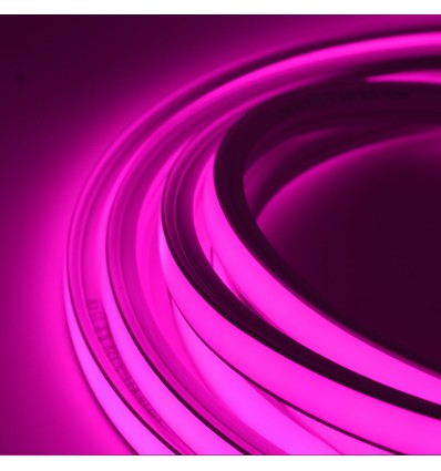 5m 8W/m AnyCut Neon Flex 10x10 Lilla/Pink LED strip - 12V DC, Lilla/Pink, Ingen klippeafstand