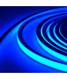 5m 8W/m AnyCut Neon Flex 10x10 Blå LED strip - 12V DC, Ingen klippeafstand