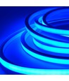 5m 8W/m AnyCut Neon Flex 10x10 Blå LED strip - 12V DC, Ingen klippeafstand