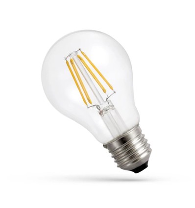 A67 LED 11W E27 - 230V, Kultråd, Klar, Spectrum