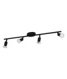 Outlet: EGLO Buzz-LED Loftlampe Med 4x3W GU10 i Sort