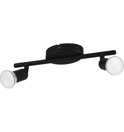 Outlet: EGLO Buzz-LED Loftlampe Med 2x3W GU10 i Sort