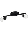 Outlet: EGLO Buzz-LED Loftlampe Med 2x3W GU10 i Sort