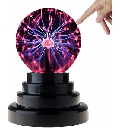 Plasma Lampe - Ø8,3 cm, perfekt til børn og barnlige sjæle
