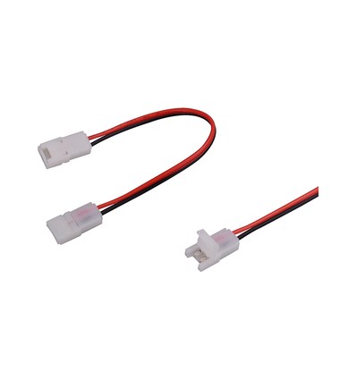 Samler til 8mm LED strip - Dual Head, 2-leder