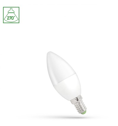 E14 1W LED kertepære - 6000K (Kold hvid)