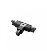 3-faset SPS-2 T-T2 samler, justerbar venstre - Sort, IP20, aluminium, til skinnesystem