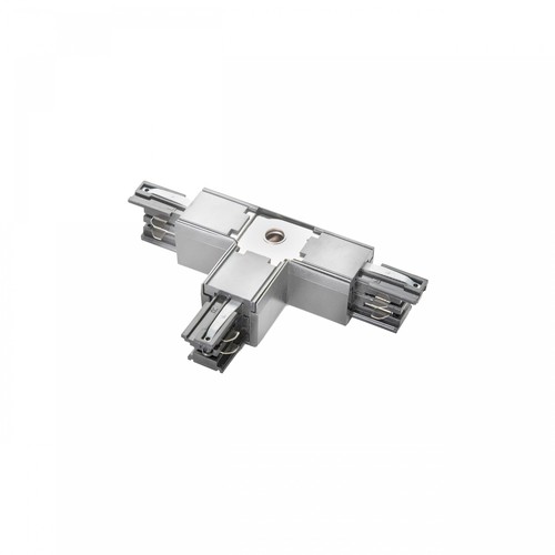 3-faset SPS-2 T-T2 samler, justerbar venstre - Hvid, IP20, aluminium, til skinnesystem