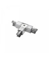 3-faset SPS-2 T-T2 samler, justerbar venstre - Hvid, IP20, aluminium, til skinnesystem