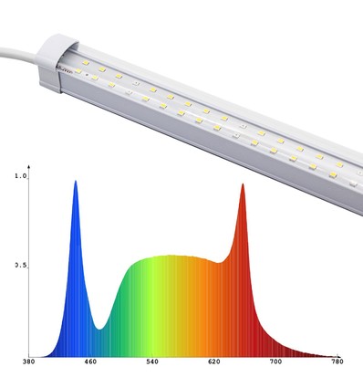 LEDlife Max-Grow 2.0 30W vækstarmatur - 120 cm, 30W LED, fuldt spektrum, IP65