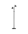 Outlet: EGLO Palbieta Gulvlampe Med 2xGU10 3W i Sort/Satineret
