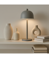 V-Tac Opladelig bordlampe 3i1 - CCT, grå, IP20, touch dæmpbar