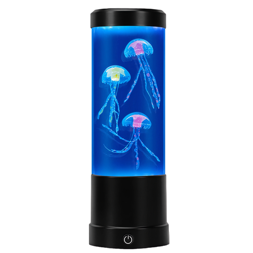 Jellyfish RGB 25cm høj lampe - Ø9 cm, perfekt til børn og barnlige sjæle