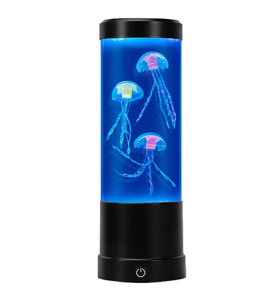 Jellyfish RGB 25cm høj lampe - Ø9 cm, perfekt til børn og barnlige sjæle