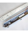 150 cm armatur HiCRI - RA90, 60W, gennemfortrådet, IP65