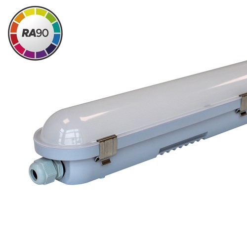 150 cm armatur HiCRI - RA90, 60W, gennemfortrådet, IP65