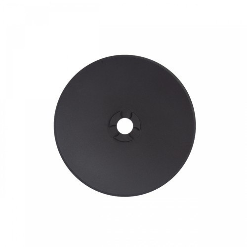 Piatta pladen base til armatur - Piatta, 9W, 240x30, sort, rundt
