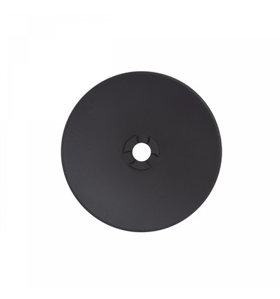 Piatta pladen base til armatur - Piatta, 9W, 240x30, sort, rundt