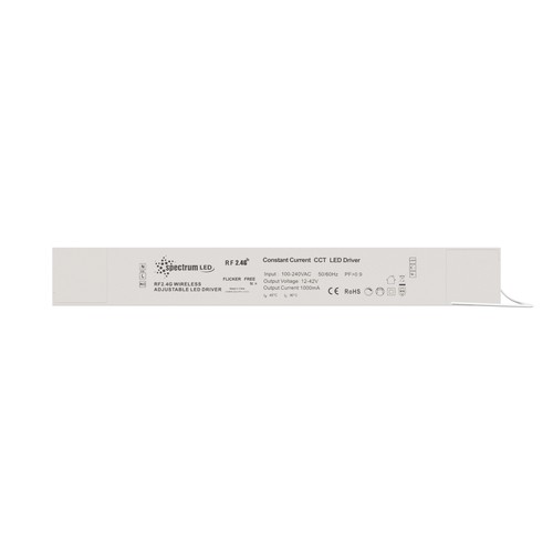 Driver CC 500-1000mA 42W - 12V-42V, CCT, dæmpbar, lineær, connector, mesh