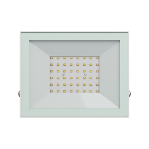 Noctis Lux 4 projektør 50W - varm hvid, 230V, IP65, 176x137x25mm, hvid