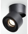 Vero 10W LED påbygningsspot i sort - RA98, dæmpbar, roterbar