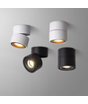10W Dæmpbar RA98 LED loftspot - Hvid, justerbart, til påbygning