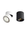 Dæmpbar LED loftspot RA98 - 10W, hvid, justerbart, til påbygning