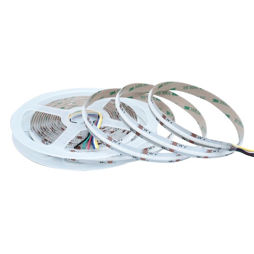 10m 21W/m RGB+CCT COB-LED strip - 24V DC, IP20, 840 LED pr. meter, COB LED