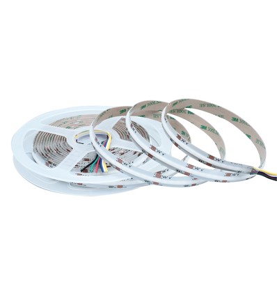 10m 21W/m RGB+CCT COB-LED strip - 24V DC, IP20, 840 LED pr. meter, COB LED