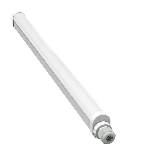 150 cm armatur - 45W, 130lm/W, gennemfortrådet, IP65