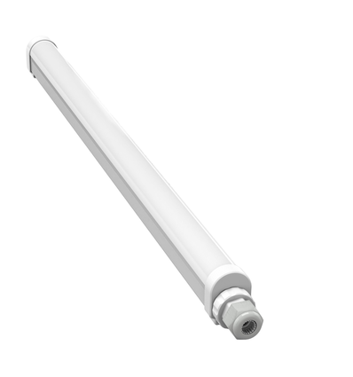 150 cm armatur - 45W, 130lm/W, gennemfortrådet, IP65