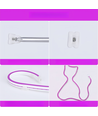 Lilla 8x16 CLIP-ON Neon Flex LED - 8W pr. meter, IP67, 24V
